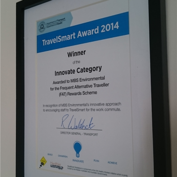 MBS wins a TravelSmart Award, Features in The West Australian
